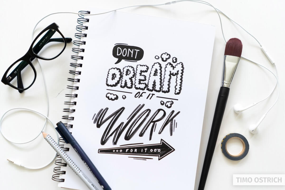 Work on your lettering goals