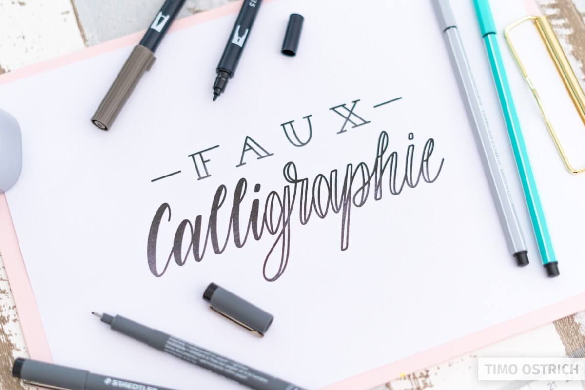 Faux Calligraphy