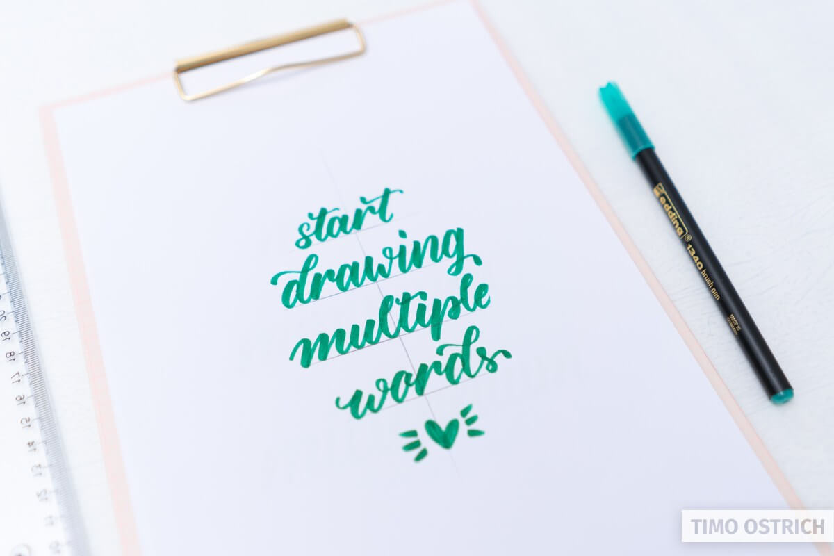 Brush lettering - Everything you need to learn brush lettering (tutorial)