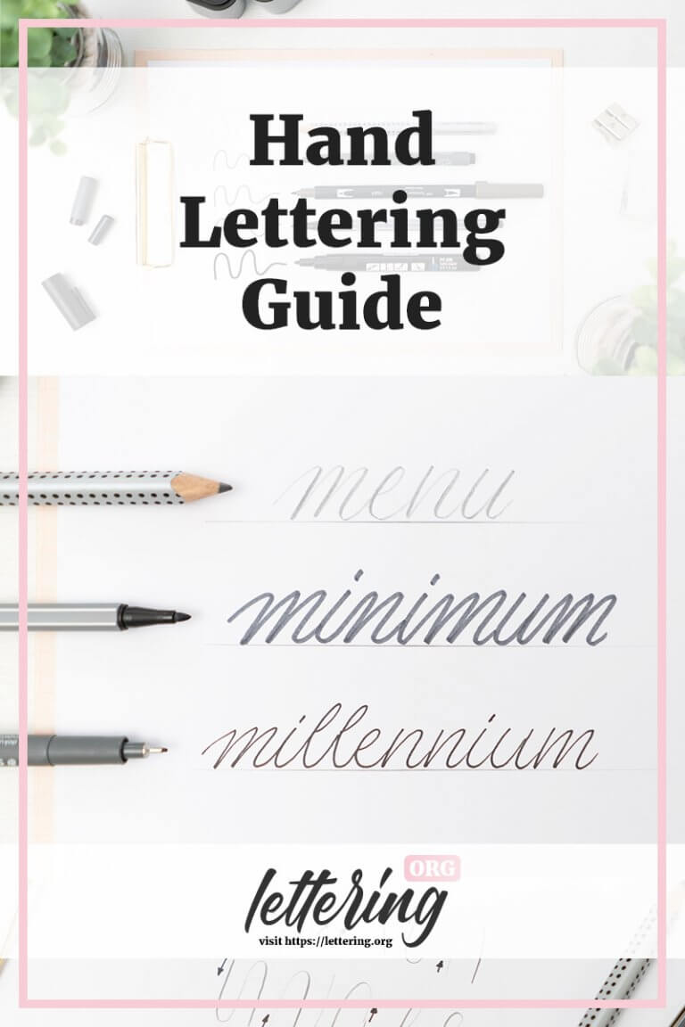 Hand lettering - Master handwritten fonts step by step (tutorial) ️