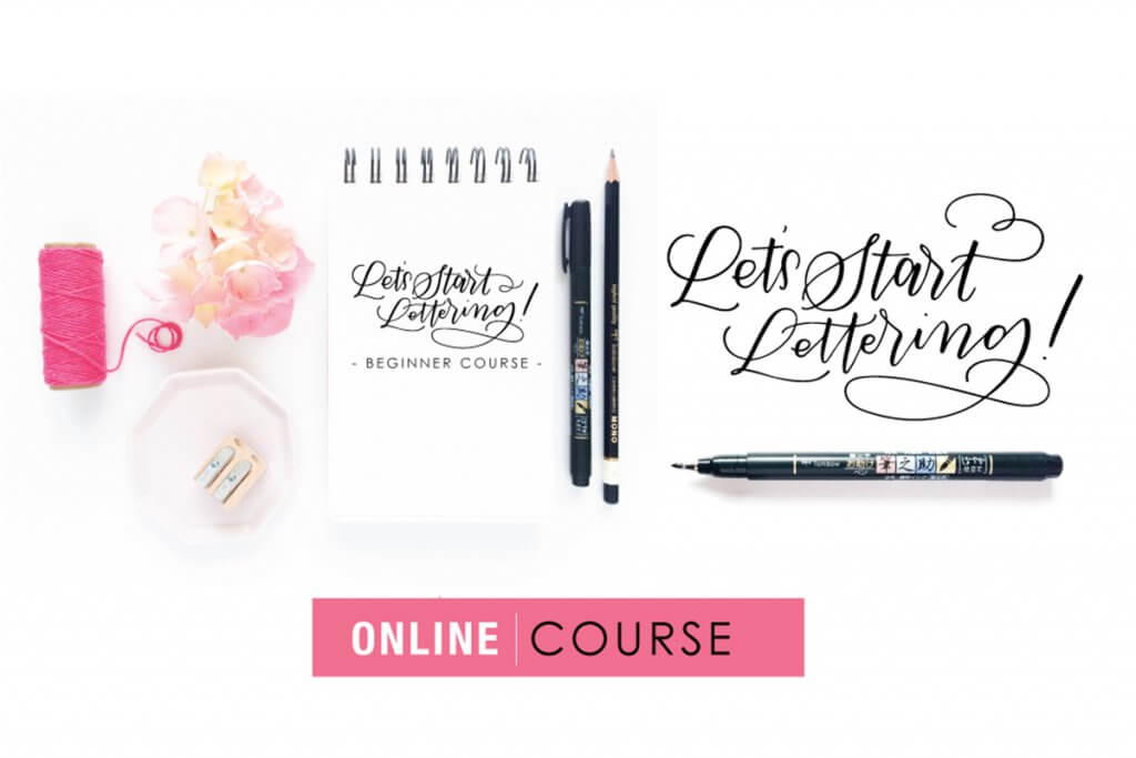 Let's start lettering by Amanda Arneill