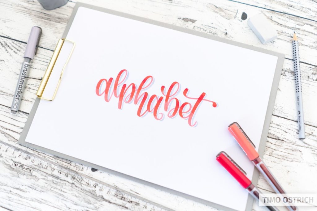 Bounce lettering and additional techniques