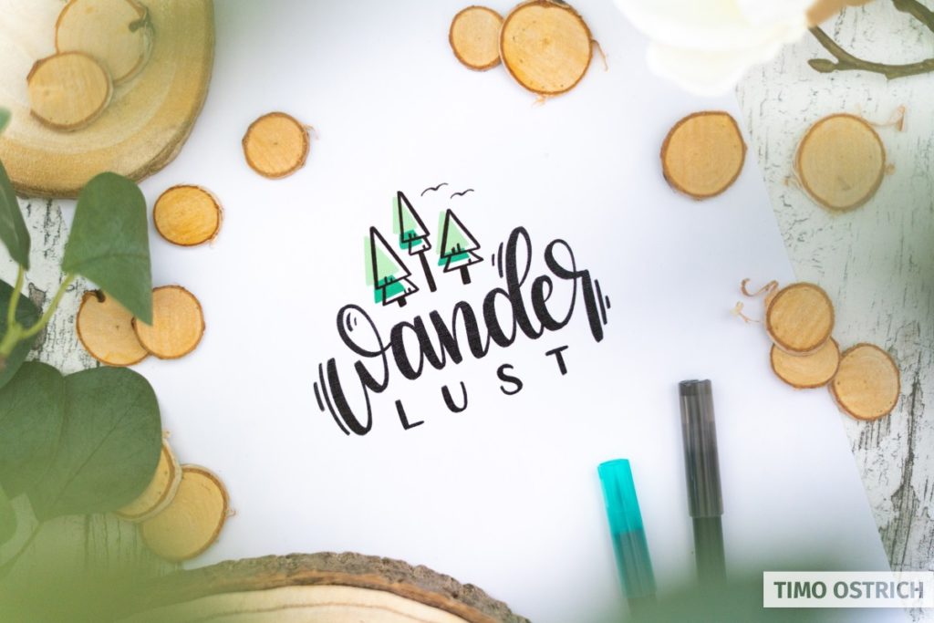 Wanderlust Lettering