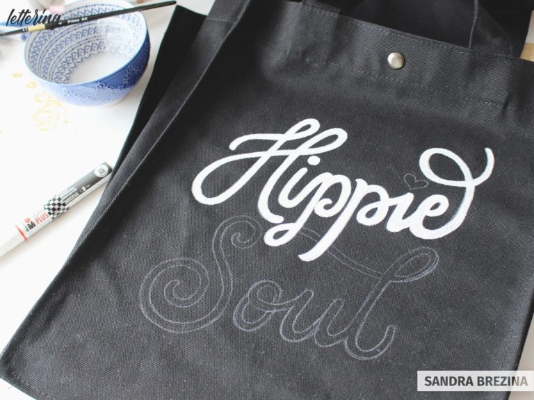 Create extraordinary letterings on fabric - Lettering.org
