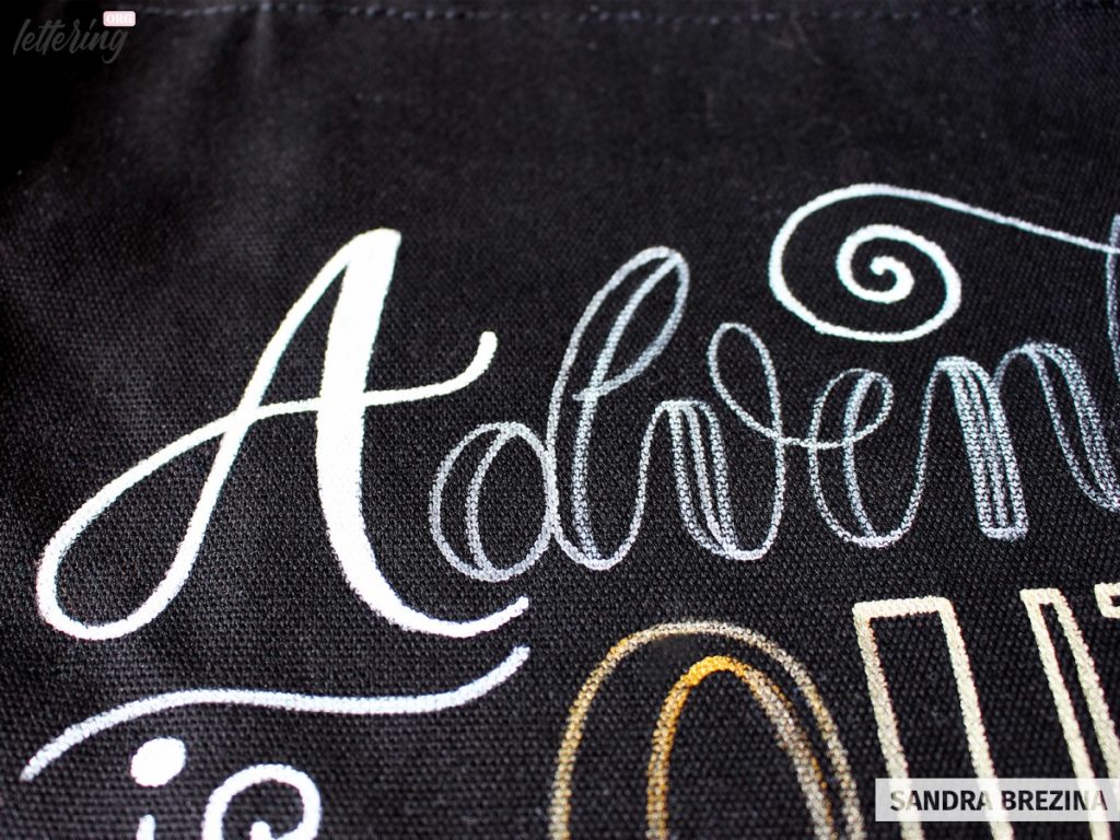 Create extraordinary letterings on fabric