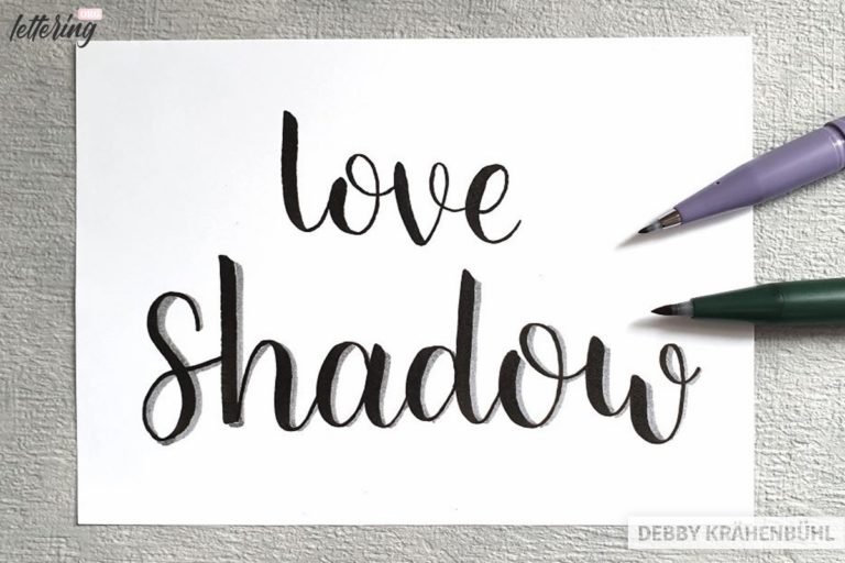 Lettering Shadows How To Add Them Right step By Step Tutorial 