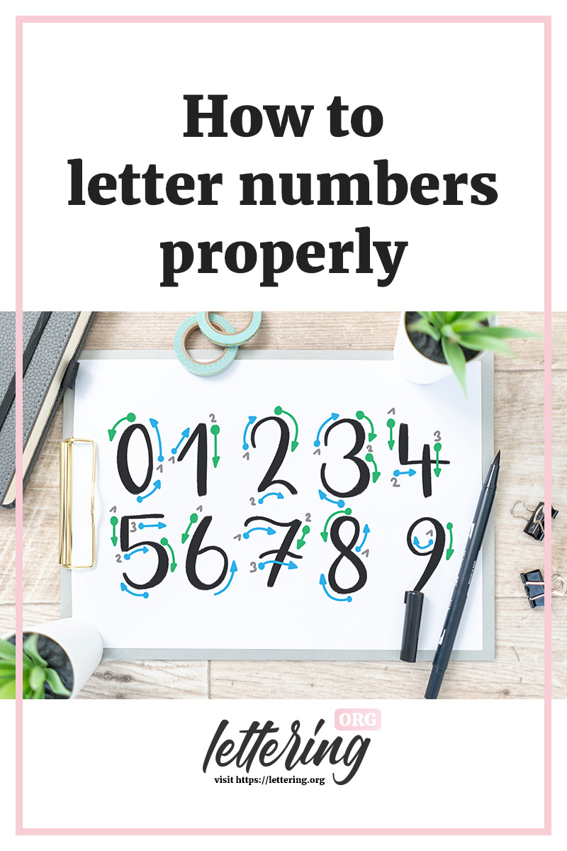 Lettering and Numbering