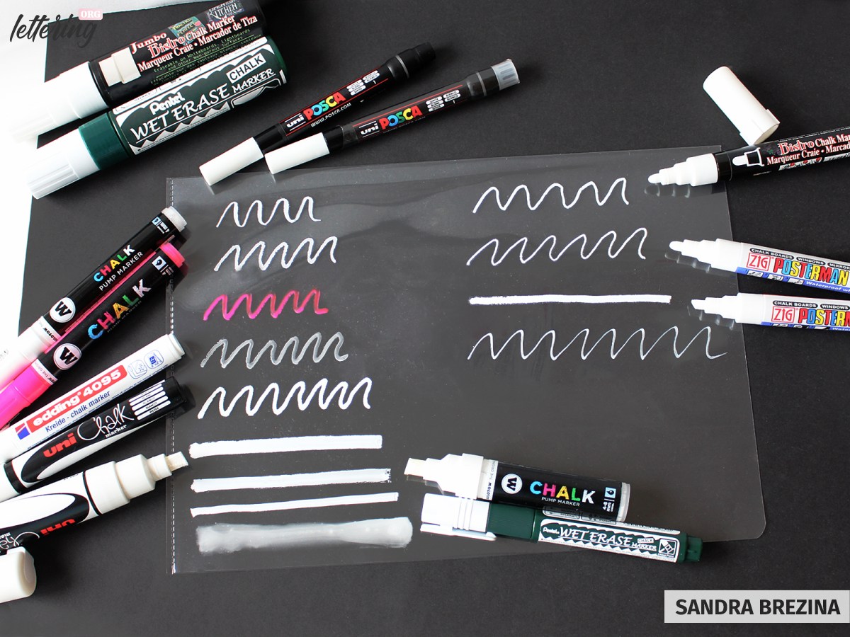 Decorate shop windows and mirrors easily with the Uni Chalk marker