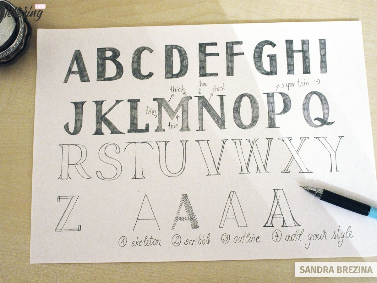 Create a variety of gorgeous block letters