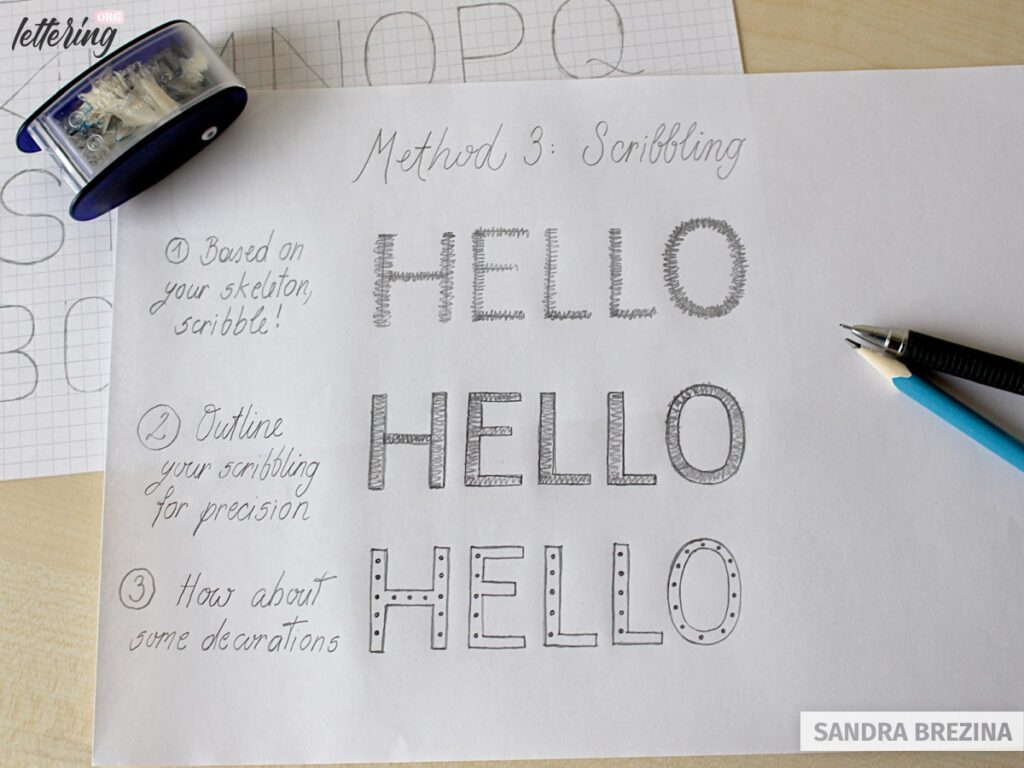 How to draw beautiful block letters - Lettering.org