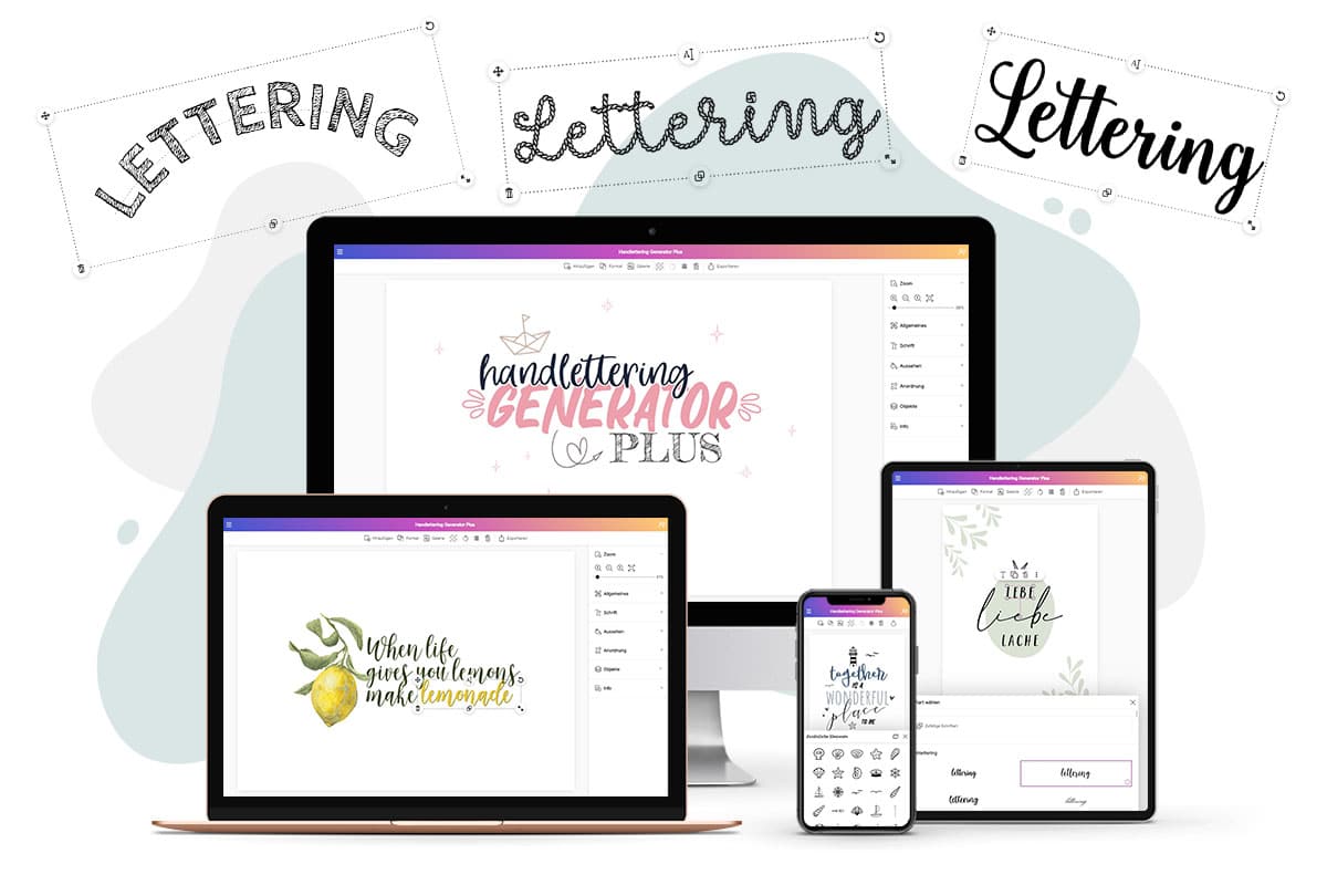 Lettering generator